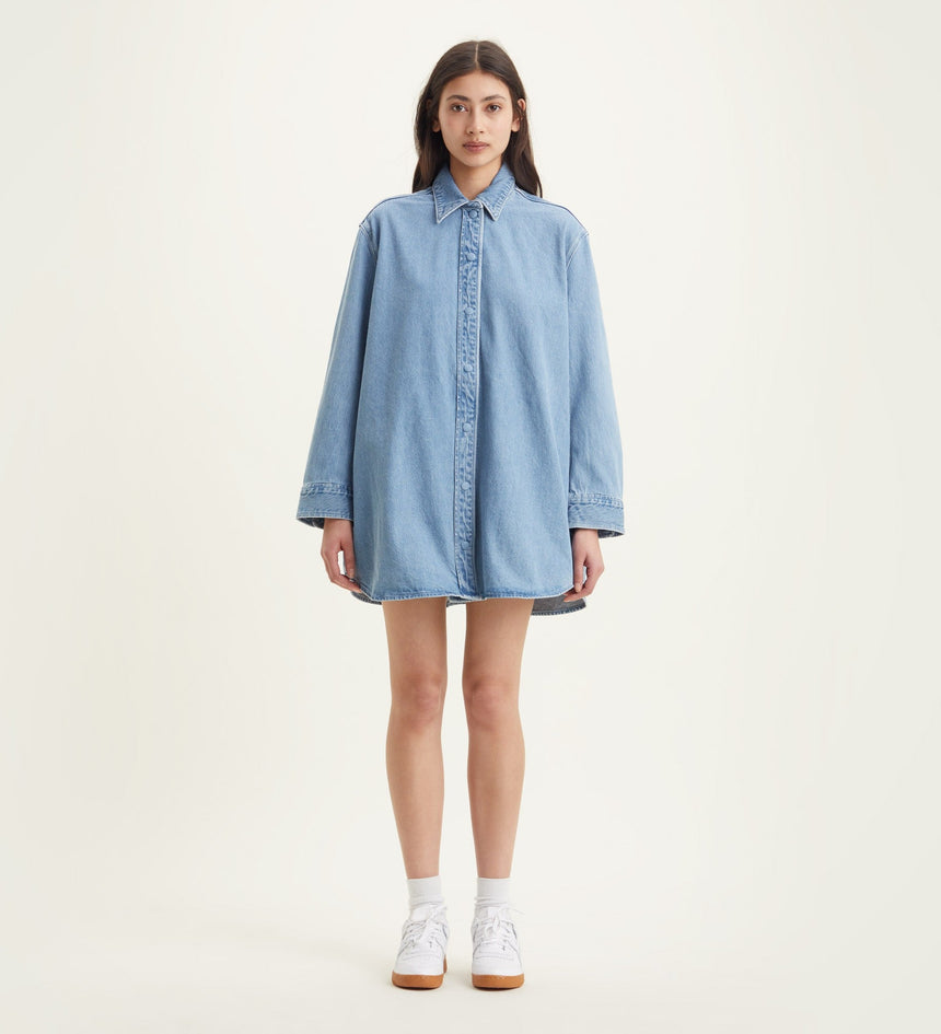 levi's® wellthread® dolly bloom dress A31180000XS- Wellthread Indigo Rinse – Levi's Hong Kong