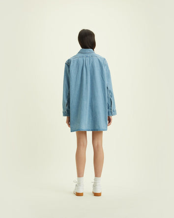 levi's® wellthread® dolly bloom dress A31180000XS- Wellthread Indigo Rinse  – Levi's Hong Kong