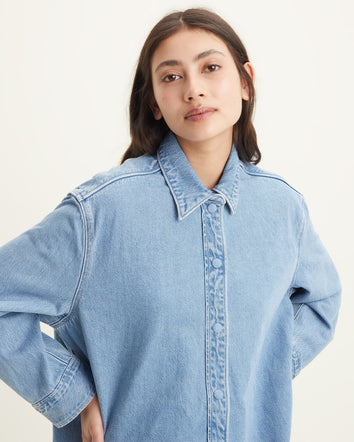 levi's® wellthread® dolly bloom dress A31180000XS- Wellthread Indigo Rinse  – Levi's Hong Kong