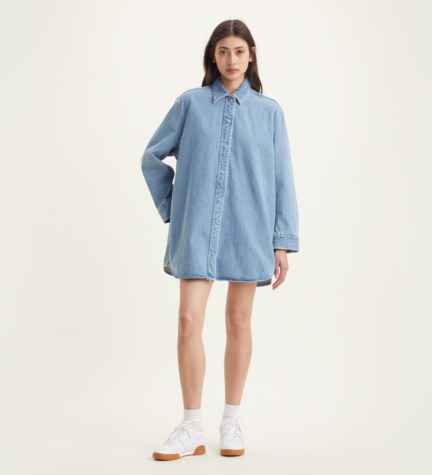 levi's® wellthread® dolly bloom dress A31180000XS- Wellthread Indigo Rinse – Levi's Hong Kong