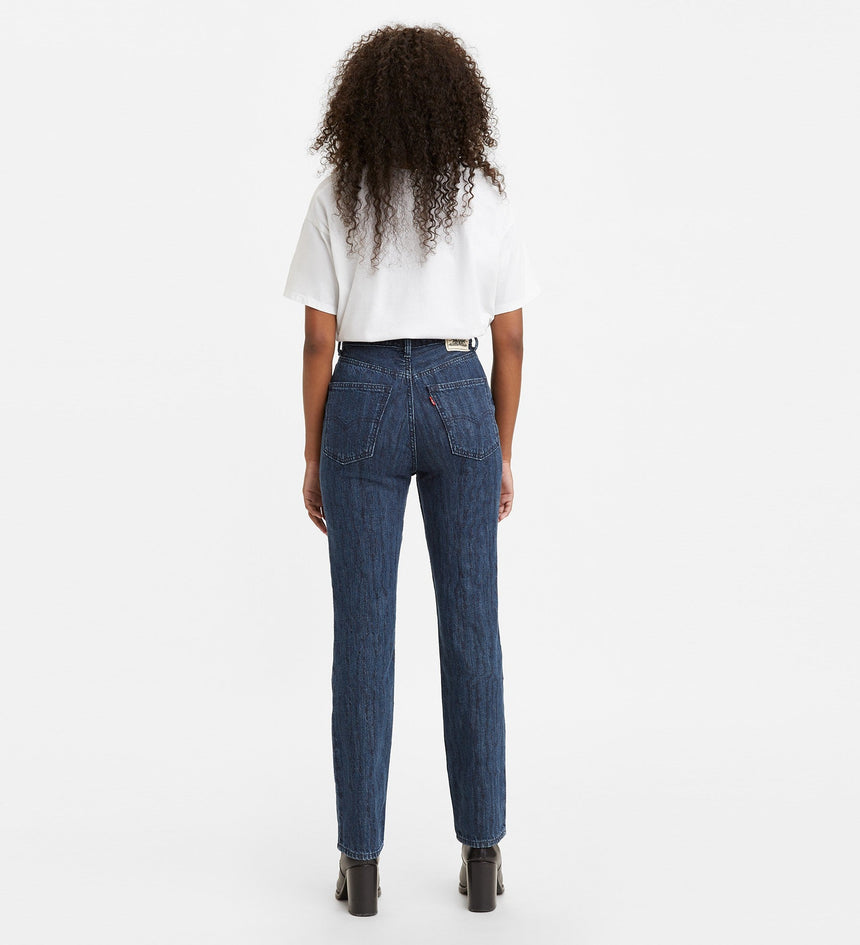 levi's® wellthread® women's '70s high straight jeans A112400002529 Indigo Flower – Levi's Hong Kong