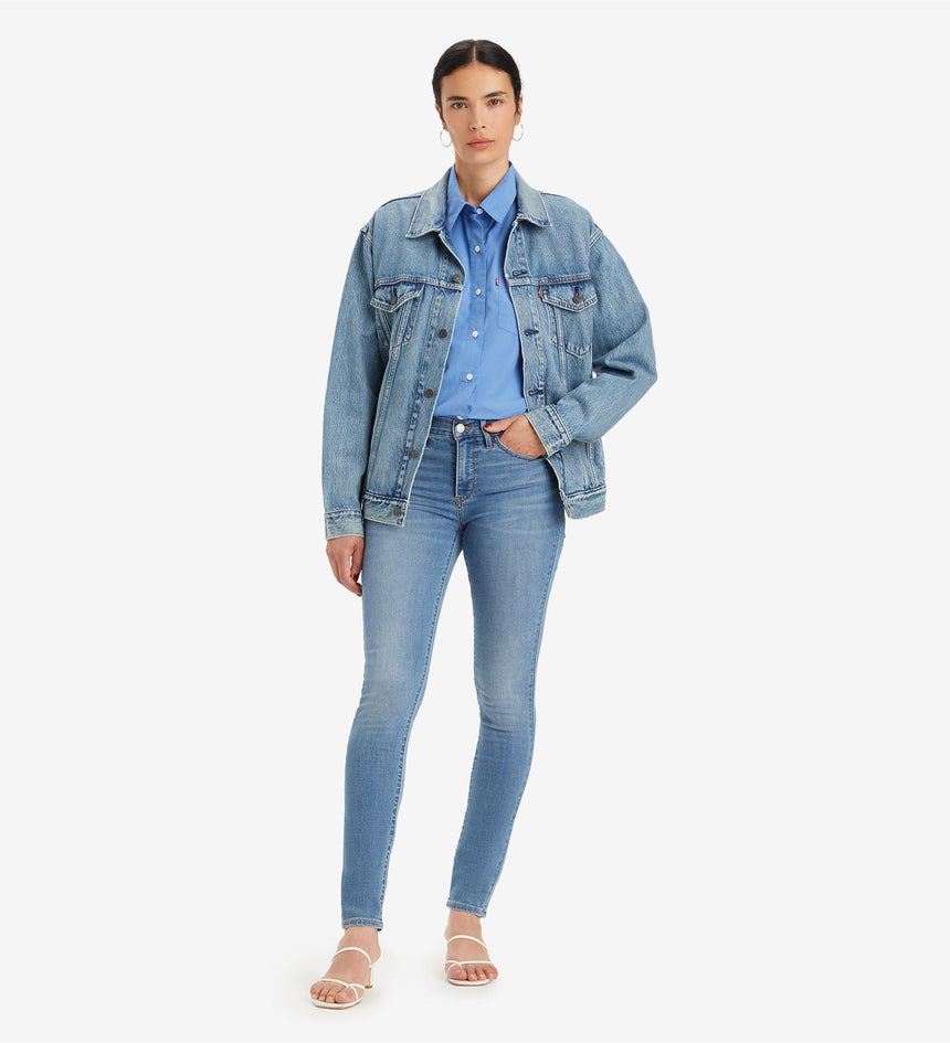 levi's® 311 塑形緊身牛仔褲 | 女裝 1962604542528 Medium Indigo – Levi's 香港