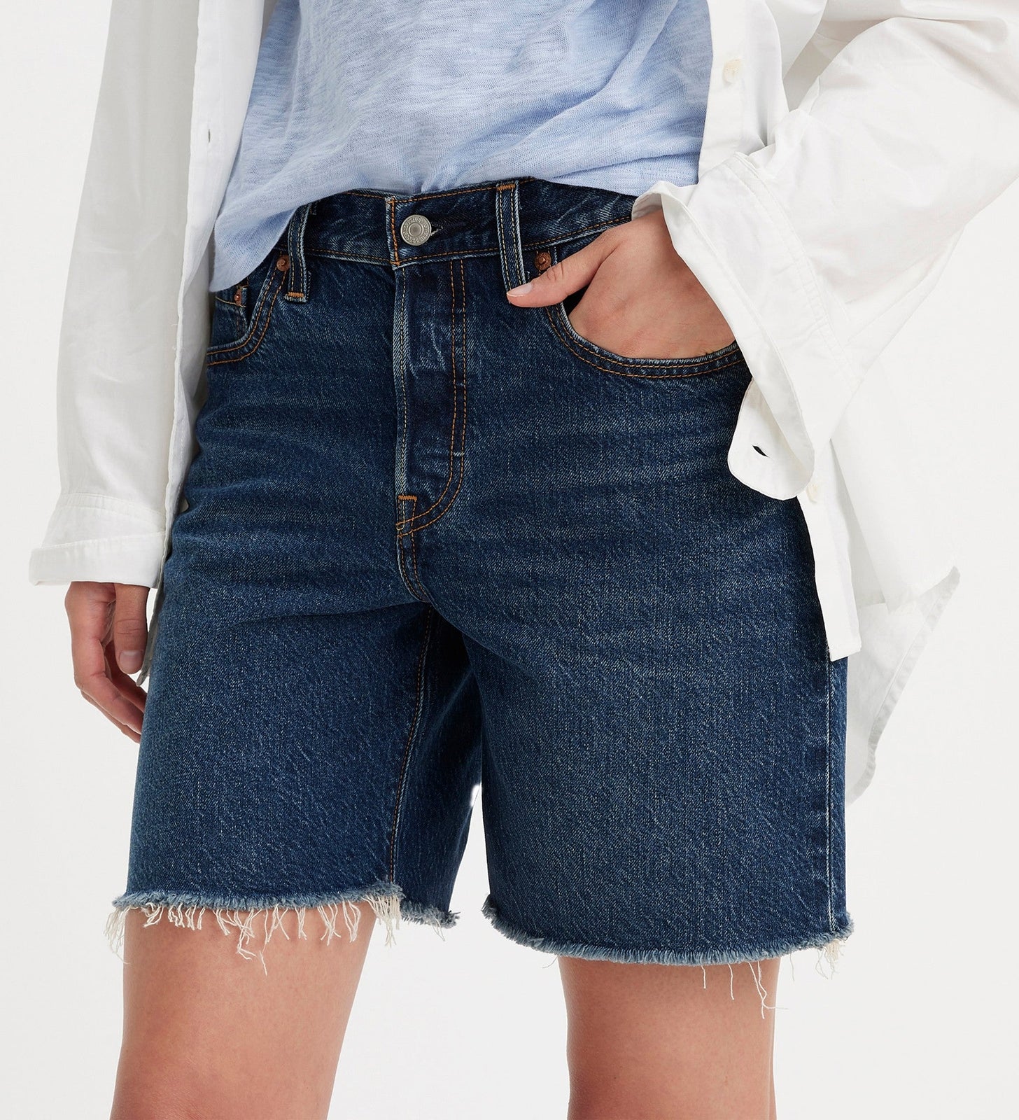 levi's® women's 501® '90s lightweight shorts A8433000024- Bottom Bar Short Lightweight – Levi's Hong Kong