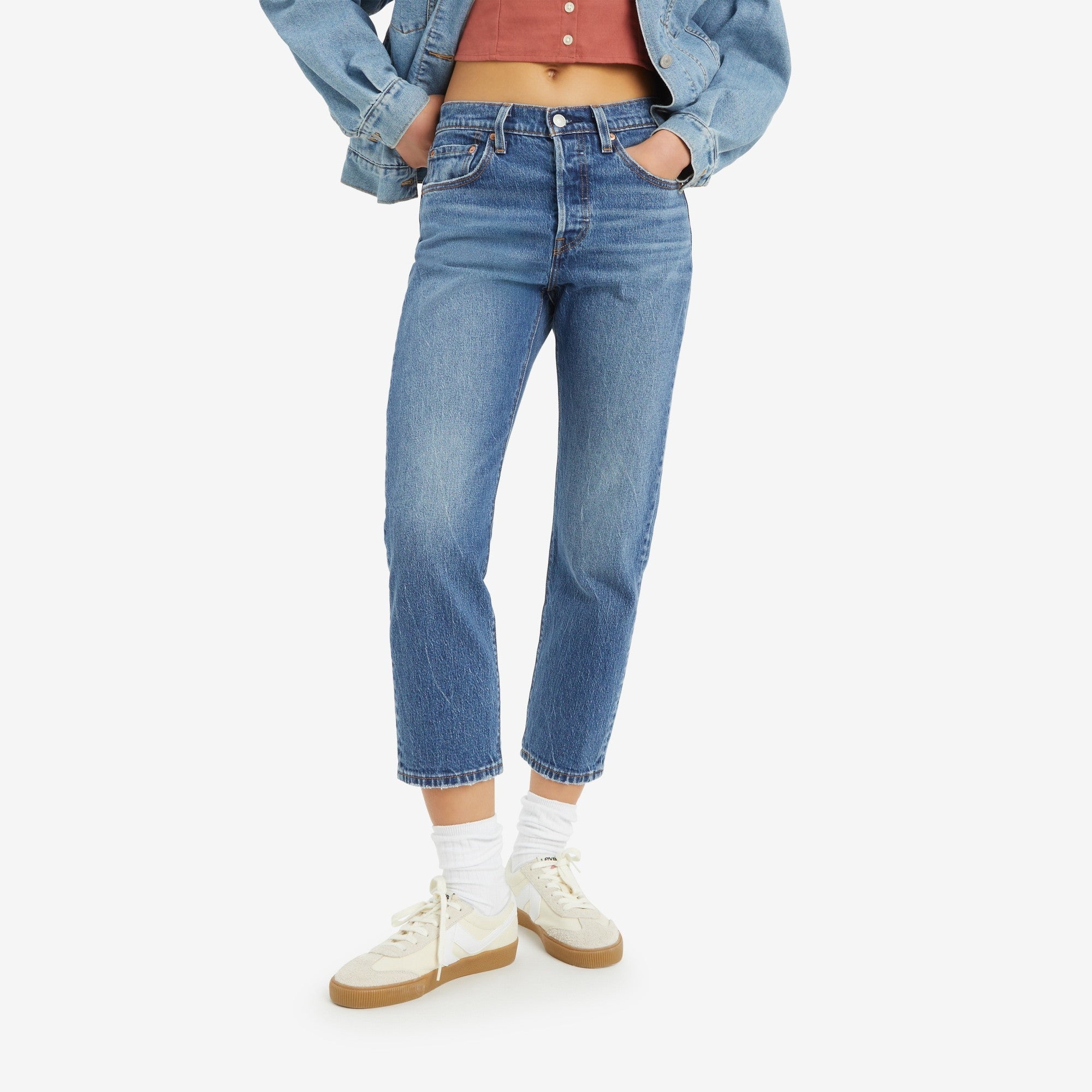 Levi's® Women's 501® Original Cropped Jeans - Erin Can't Wait Stretch ...