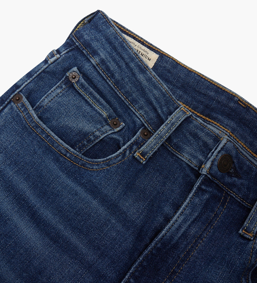 levi's® 726 高腰喇叭牛仔褲 | 女裝 A341000012328 Medium Indigo Worn In – Levi's 香港
