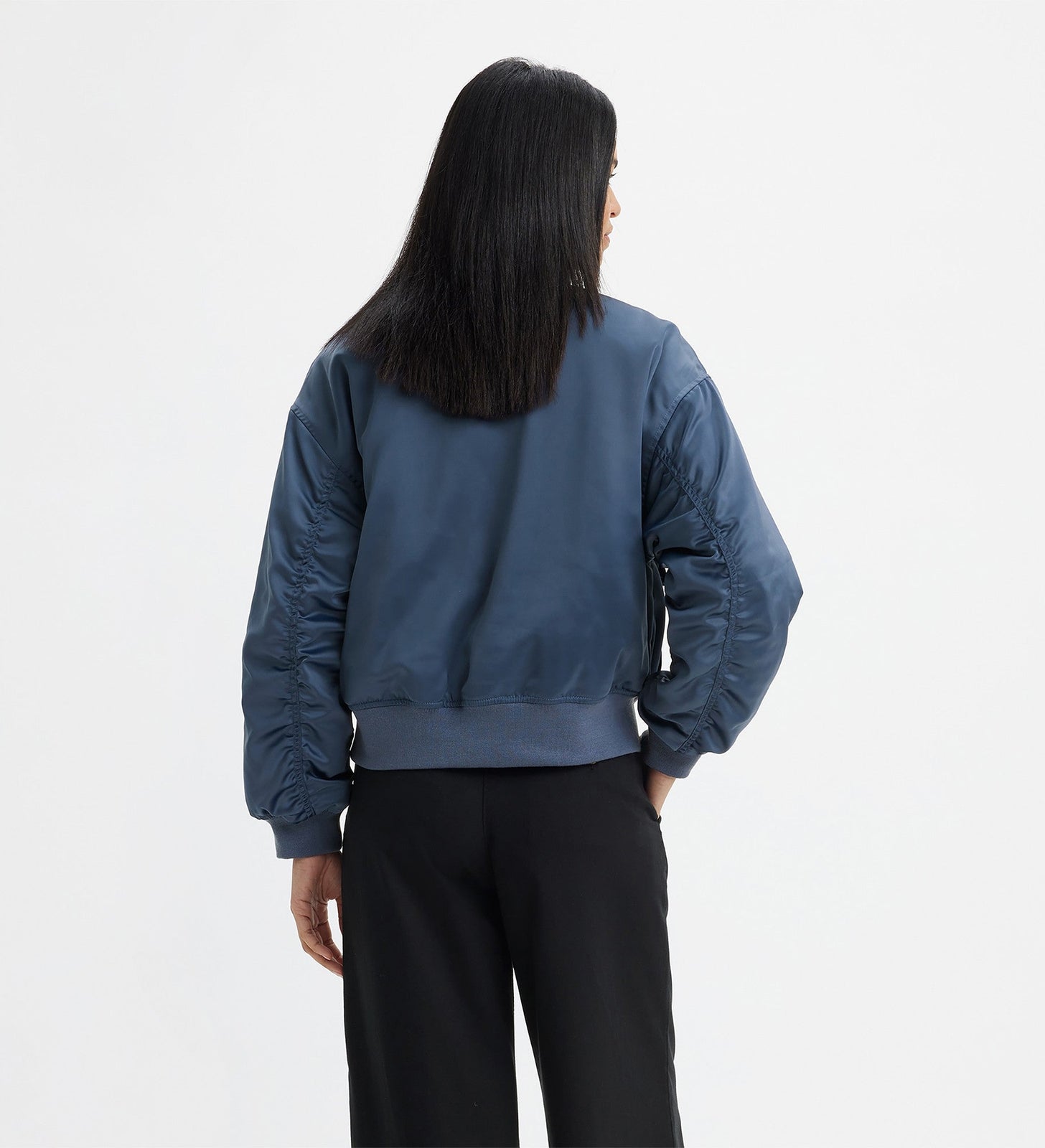 levi's® women's andy tech jacket A72620001M- Blue - Blue – Levi's Hong Kong
