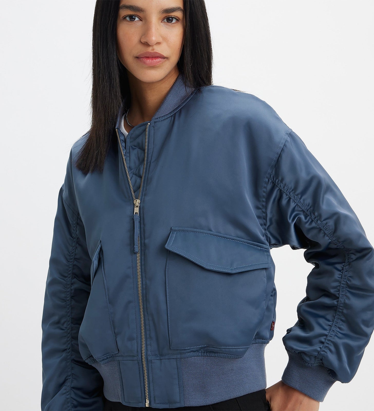 levi's® women's andy tech jacket A72620001M- Blue - Blue – Levi's Hong Kong