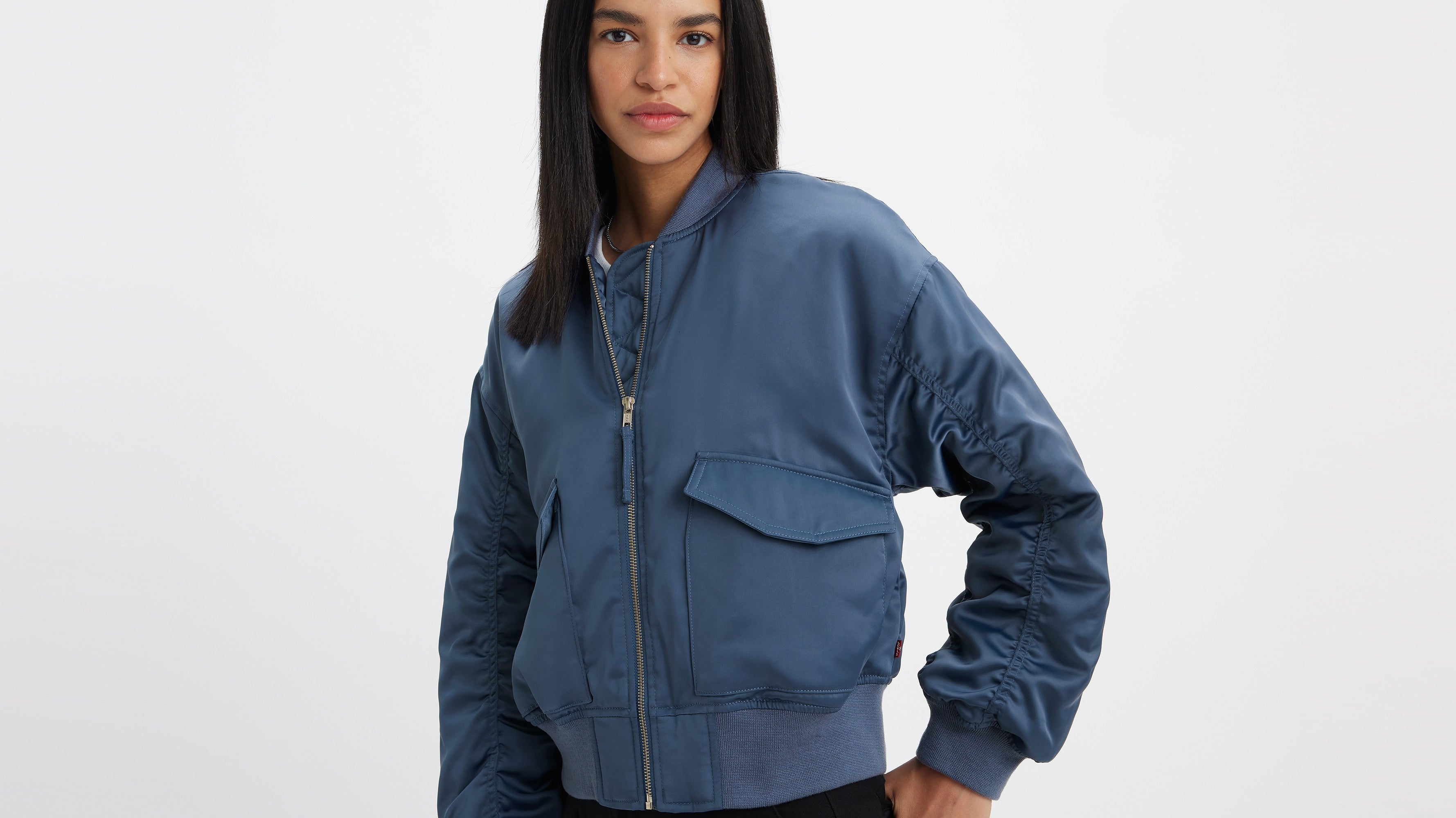 Levi's® Women's Andy Tech Jacket - Blue - Blue | Levi's HK 