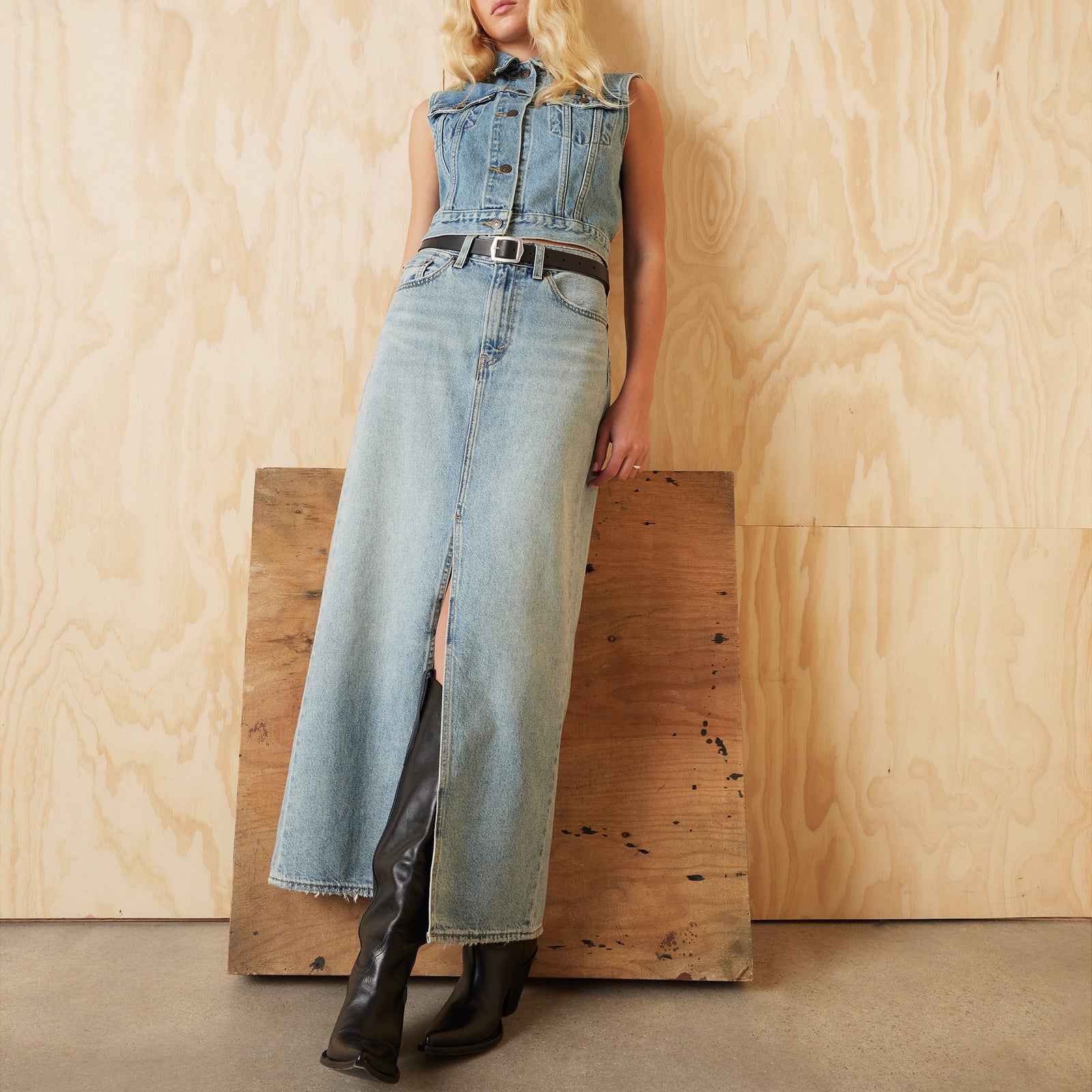 levi's®  九分直筒長裙| 女裝 A7512000026- Please Hold – Levi's 香港