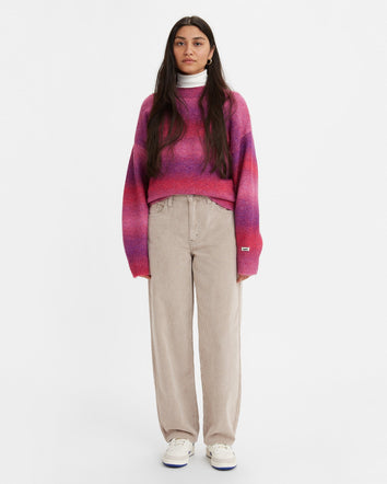 levi's® 女士baggy dad 牛仔褲 | 女裝 A349400052528 Brown Garment Dye  – Levi's 香港