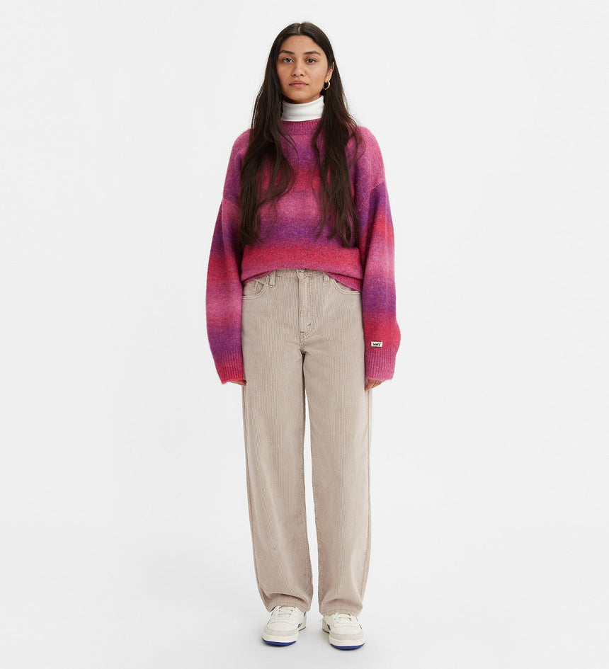 levi's® 女士baggy dad 牛仔褲 | 女裝 A349400052528 Brown Garment Dye – Levi's 香港