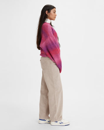 levi's® 女士baggy dad 牛仔褲 | 女裝 A349400052528 Brown Garment Dye  – Levi's 香港