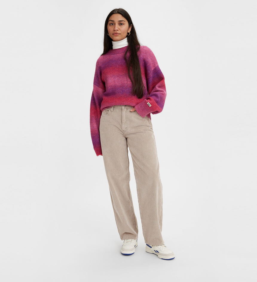 levi's® 女士baggy dad 牛仔褲 | 女裝 A349400052528 Brown Garment Dye – Levi's 香港