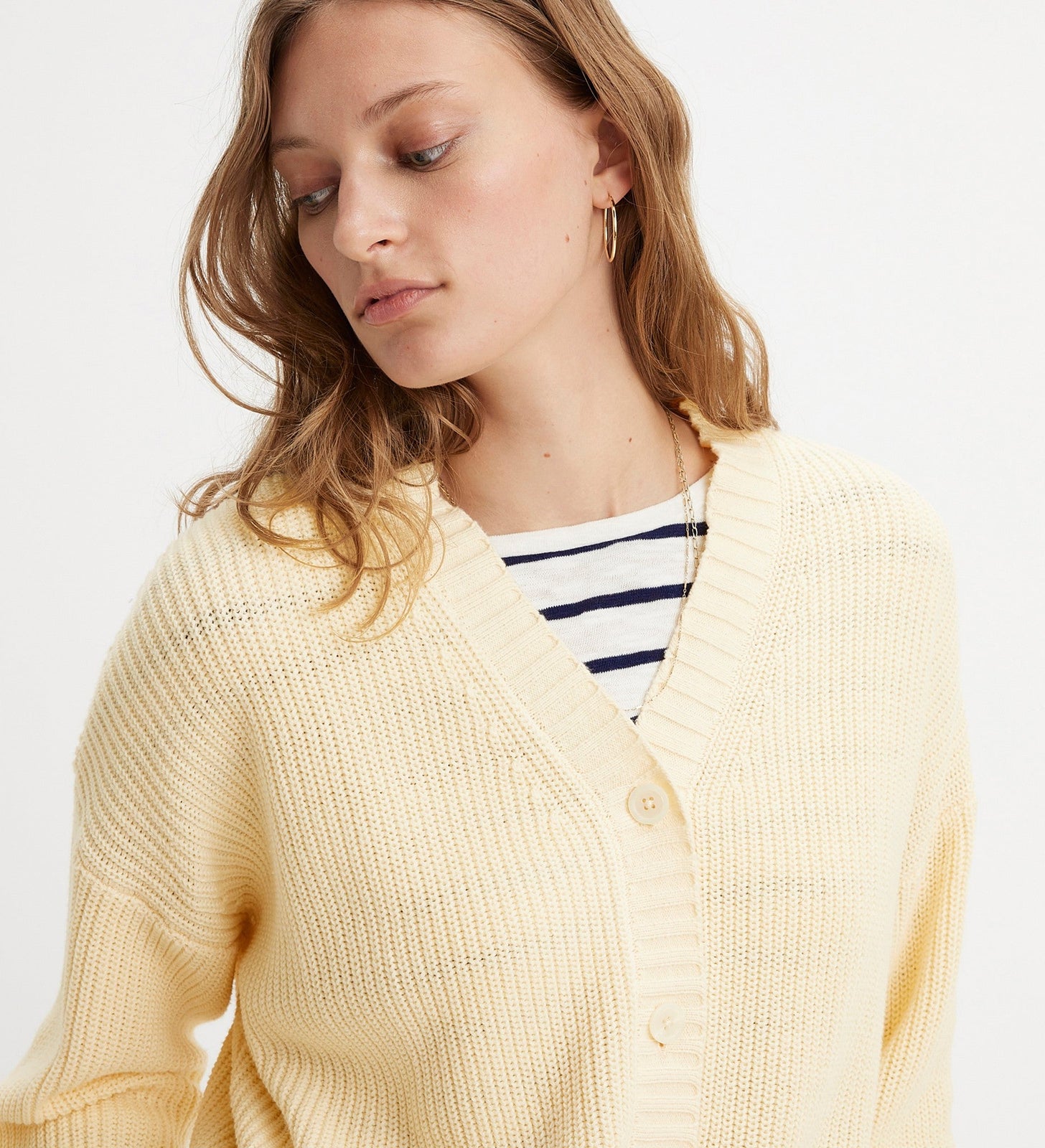 levi's® women's cyrus cardigan A71040002XS- Pearled Ivory – Levi's Hong Kong