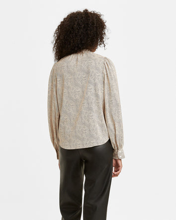 levi's® women's delany pleated blouse A09080001XS- Neutral  – Levi's Hong Kong