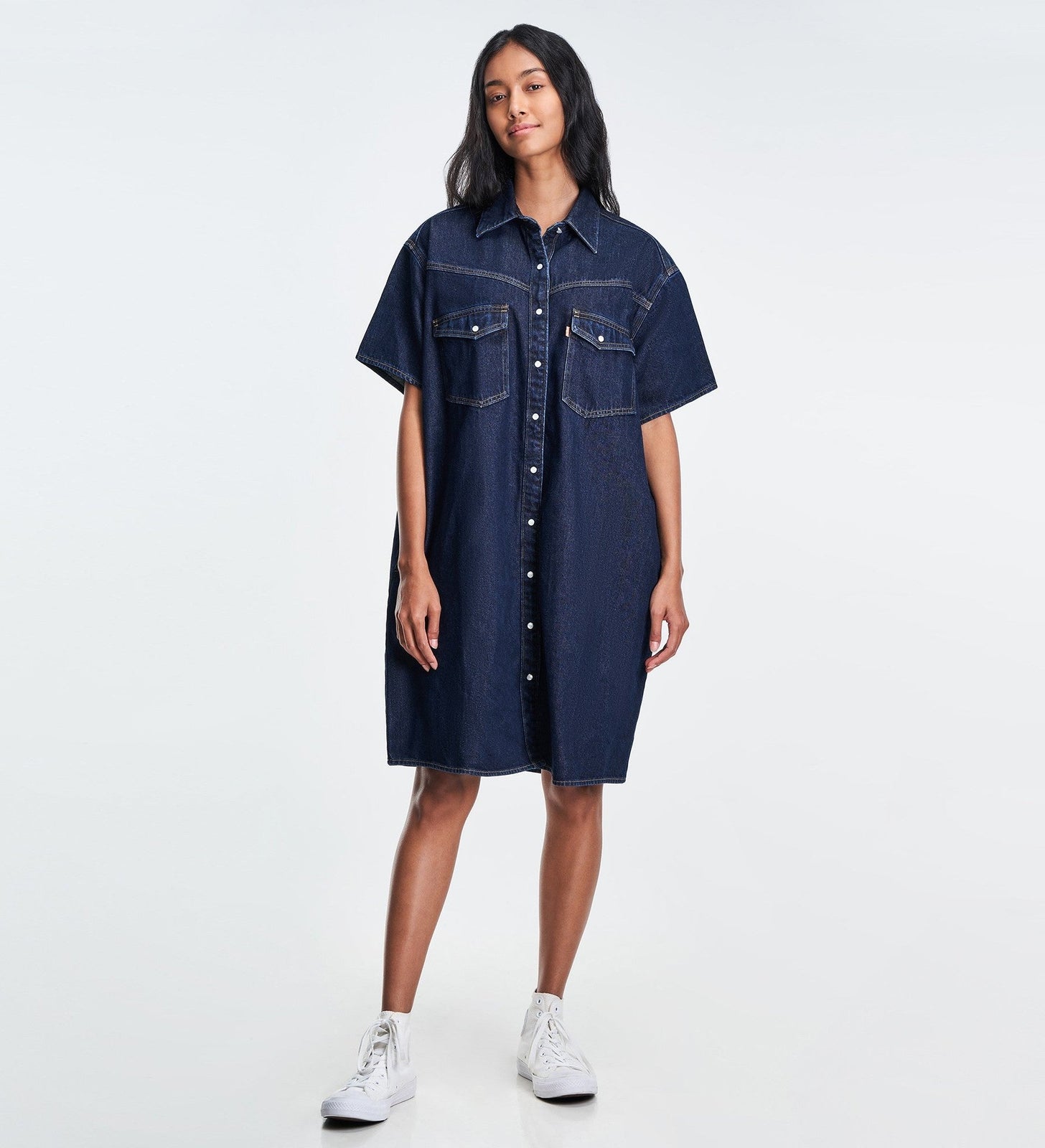 levi's® women's elowen western dress A33440000XS- Indigo Rinse – Levi's Hong Kong