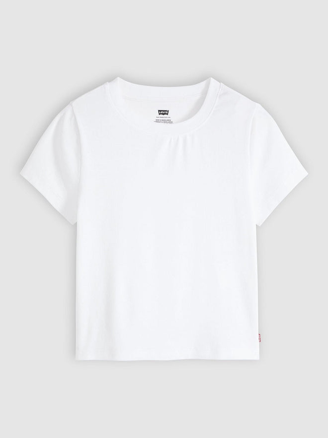 levi's® essential baby tee 基本款修身 t 恤 | 女裝   0085R0000XS- White  – Levi's 香港