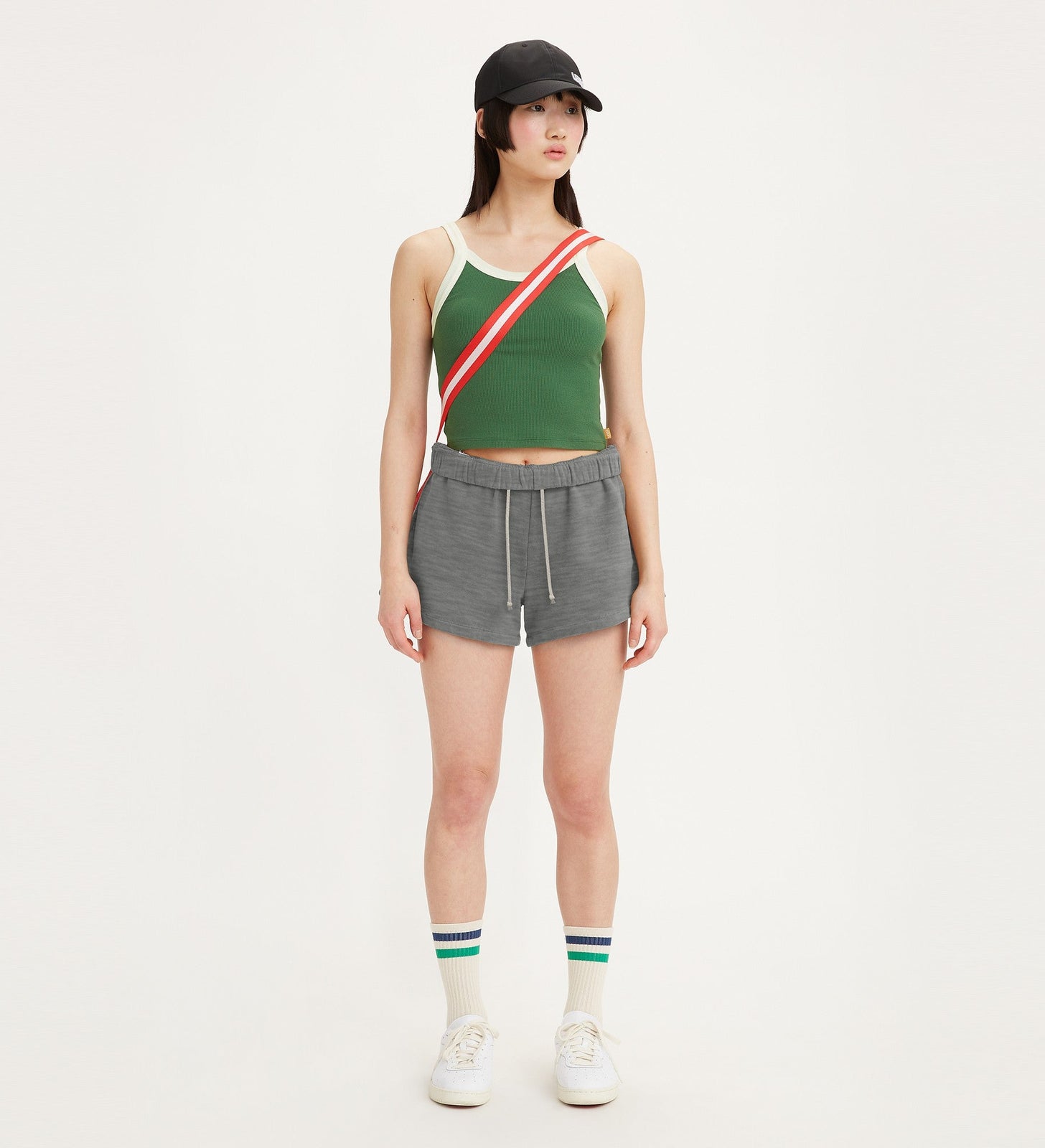 levi's® gold tab™ 休閒短褲 | 女裝 A37480007XXS- Medium Vintage Heather Grey – Levi's 香港