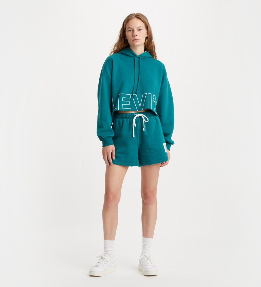 levi's®圖案運動短褲 | 女裝 A50070001XXS- Short Minimal Sport Arched Logo Spruced Up – Levi's 香港