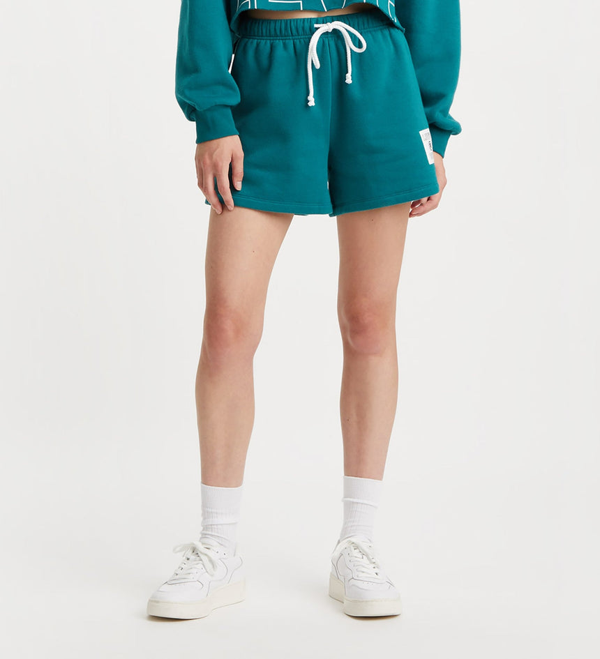 levi's®圖案運動短褲 | 女裝 A50070001XXS- Short Minimal Sport Arched Logo Spruced Up – Levi's 香港