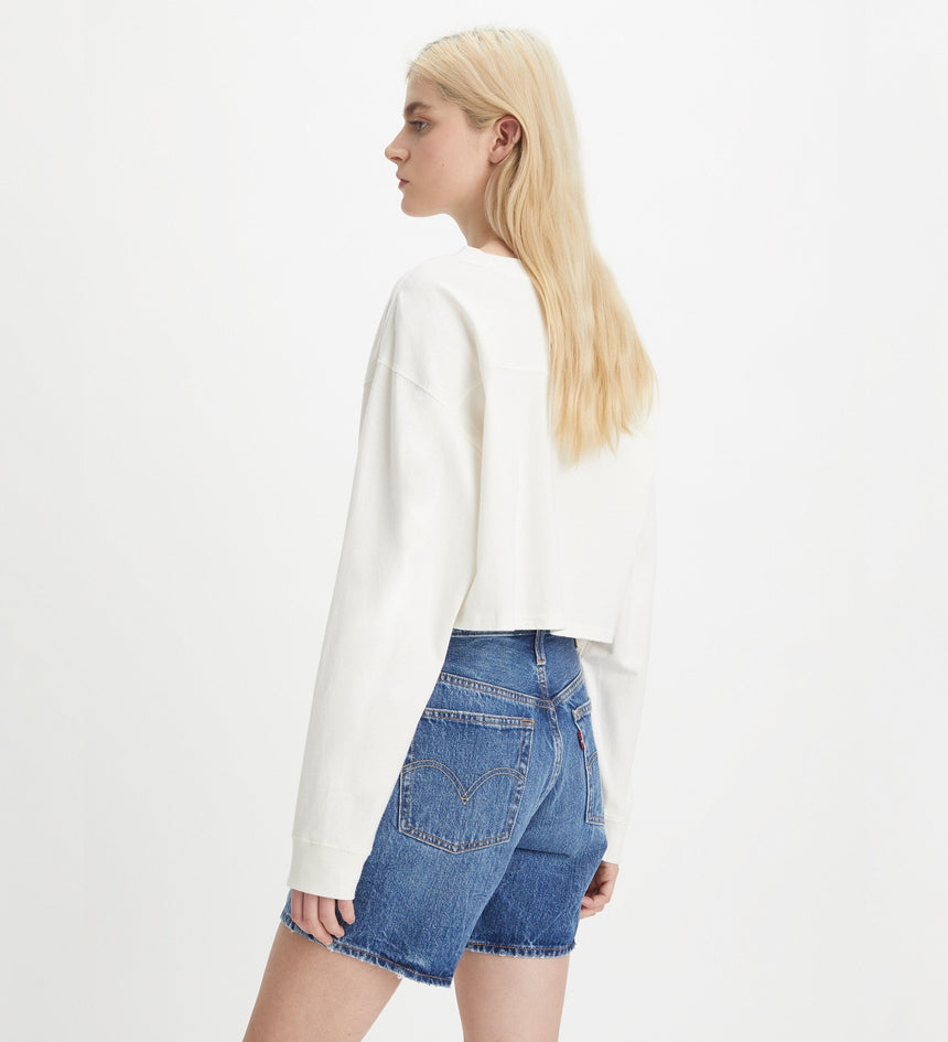 levi's®印花短版長袖tee | 女裝 A49290000XXS- Tofu – Levi's 香港