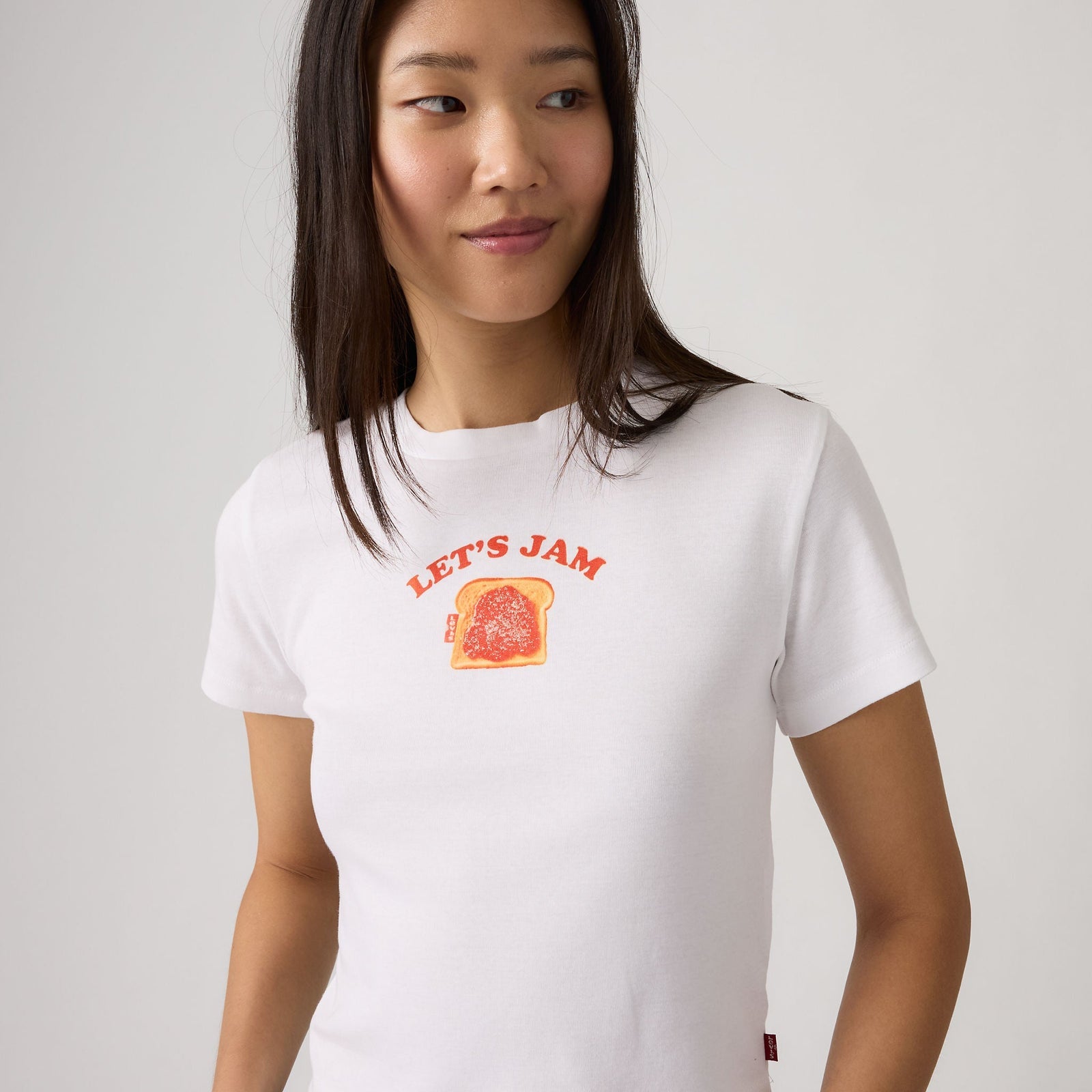 levi's® women's graphic essential sporty tee A87980084XS- White – Levi's Hong Kong