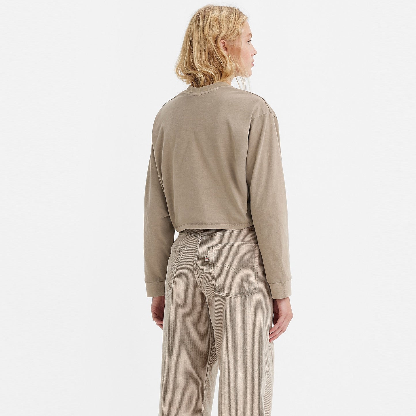 Levi's® Women's Graphic Long Sleeve Reese Cropped Tee