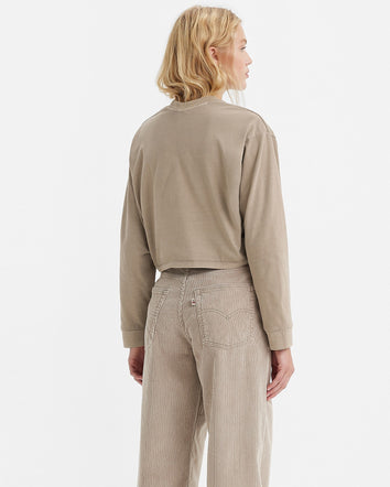 levi's®長袖印花圖案 reese 短版 t 恤 | 女裝 A35250005S- Fresh Logo Ls Moon Rock  – Levi's 香港