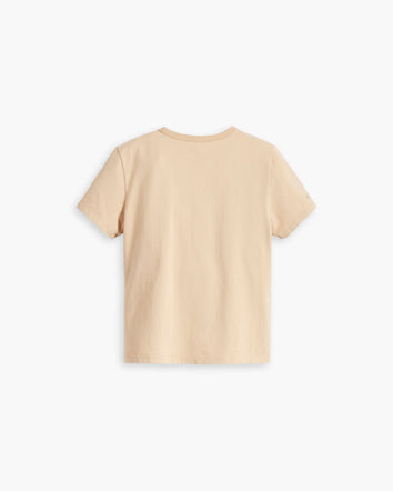 levi's®rickie 圖案 tee | 女裝 179440035M- Minimal Sport Logo Outline Warm Sand - Neutral  – Levi's 香港
