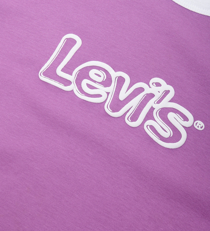 levi's® women's graphic ringer mini t-shirt A35230046XS- Bubble Logo Iris Orchid - Pink – Levi's Hong Kong