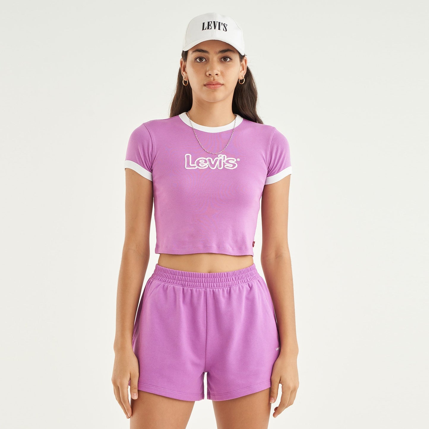 Levi's® Women's Graphic Ringer Mini T-Shirt