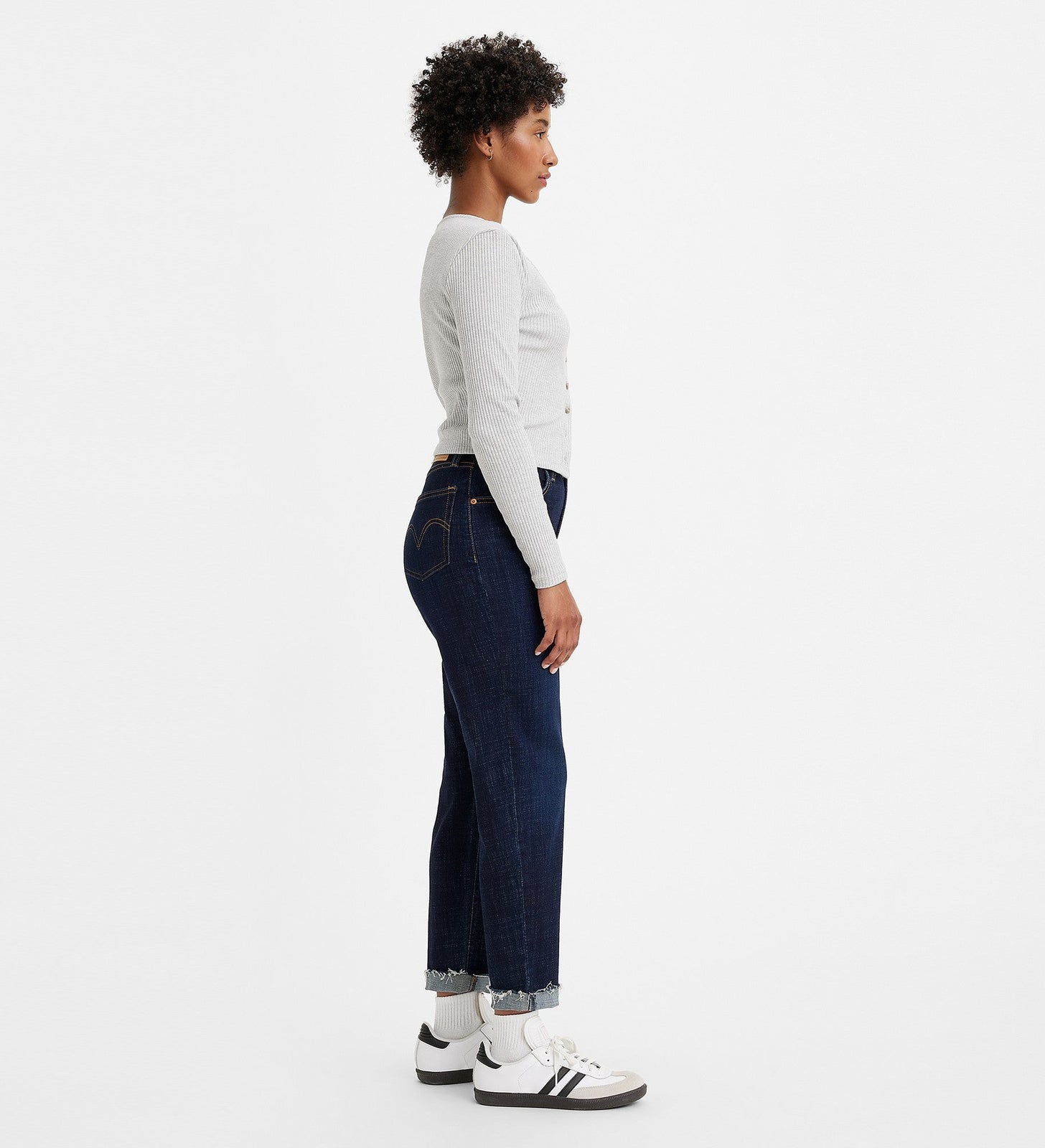 levi's® women's high-rise boyfriend jeans 8587301212527 Cobalt Parade - Dark Indigo - Flat Finish – Levi's Hong Kong