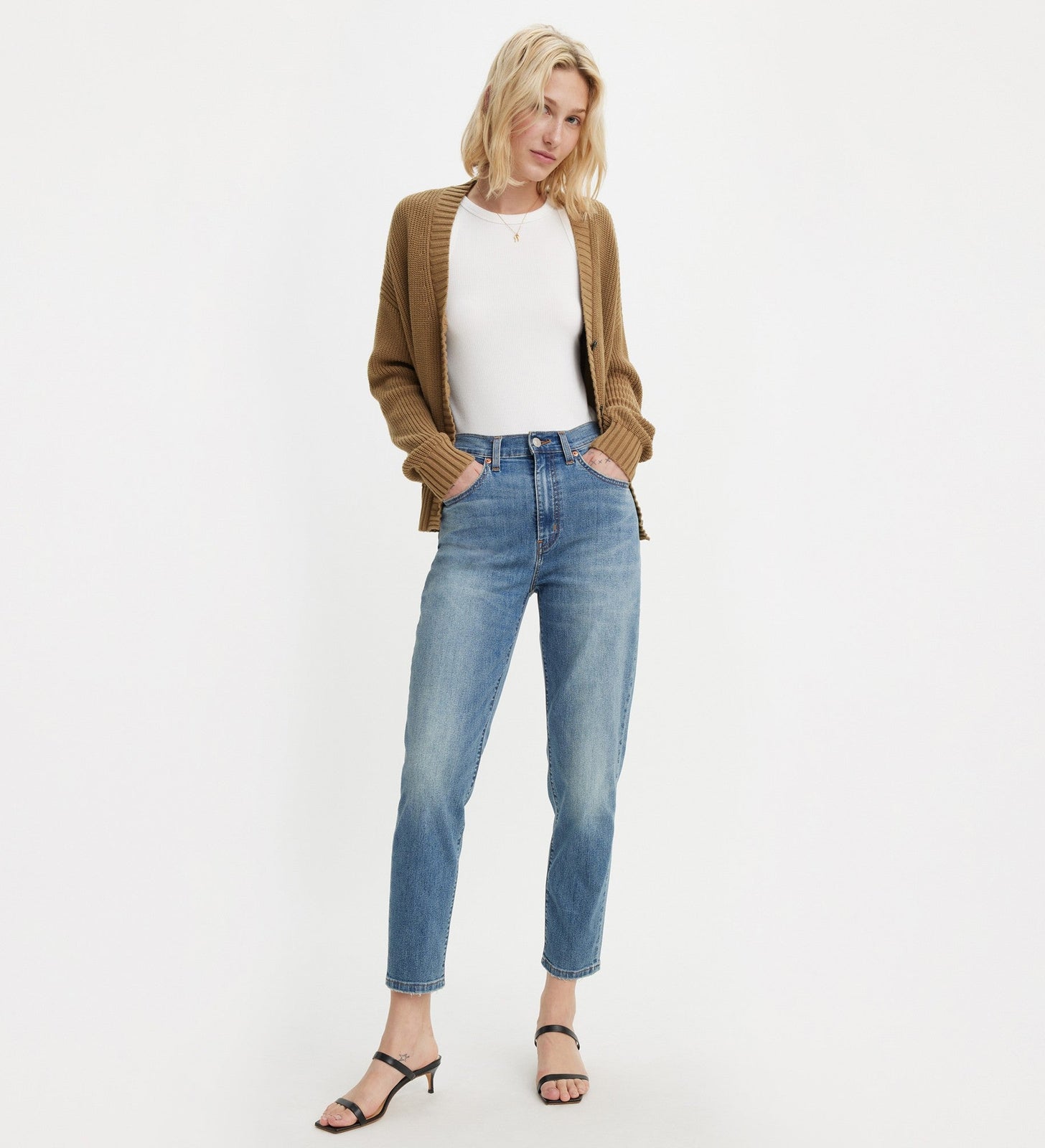 levi's® 高腰男友 boyfriend 牛仔褲 | 女裝 8587301312427 Cool Blue And True - Med Indigo - Worn In – Levi's 香港