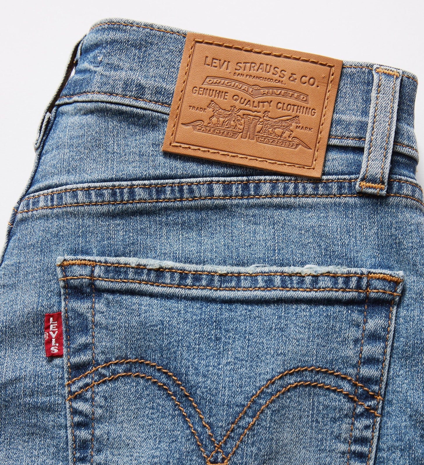 levi's® 高腰男友 boyfriend 牛仔褲 | 女裝 8587301312427 Cool Blue And True - Med Indigo - Worn In – Levi's 香港