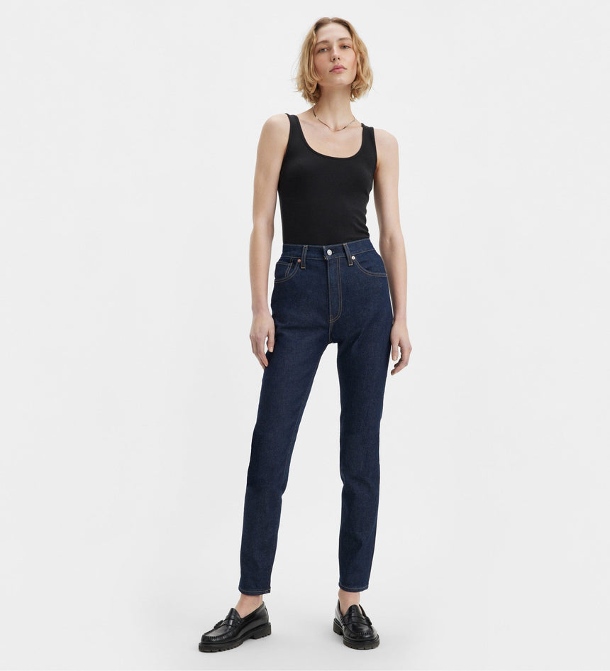 levi's® women's high-rise slim jeans A589100002429 MOJ High Rise Slim Dark Rinse – Levi's Hong Kong