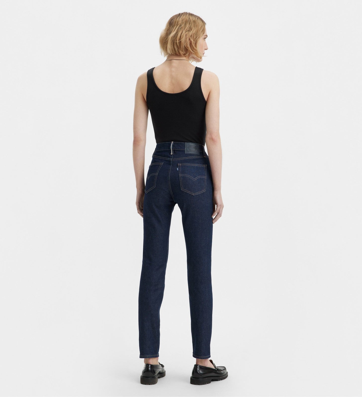 levi's® 高腰修身牛仔褲 | 女裝 A589100002429 MOJ High Rise Slim Dark Rinse – Levi's 香港