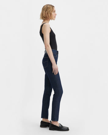 levi's® women's high-rise slim jeans A589100002429 MOJ High Rise Slim Dark Rinse  – Levi's Hong Kong