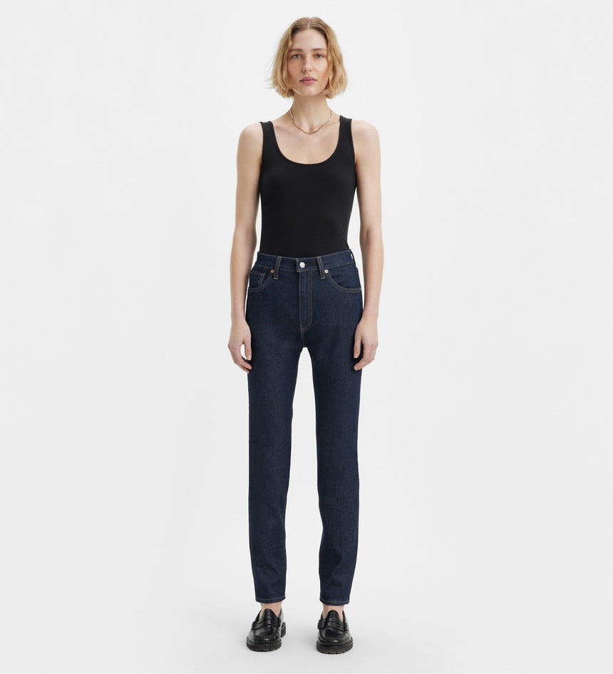 levi's® women's high-rise slim jeans A589100002429 MOJ High Rise Slim Dark Rinse – Levi's Hong Kong