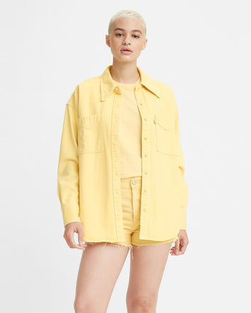 levi's® women's jadon denim shirt A17760004XXS- Yellow  – Levi's Hong Kong