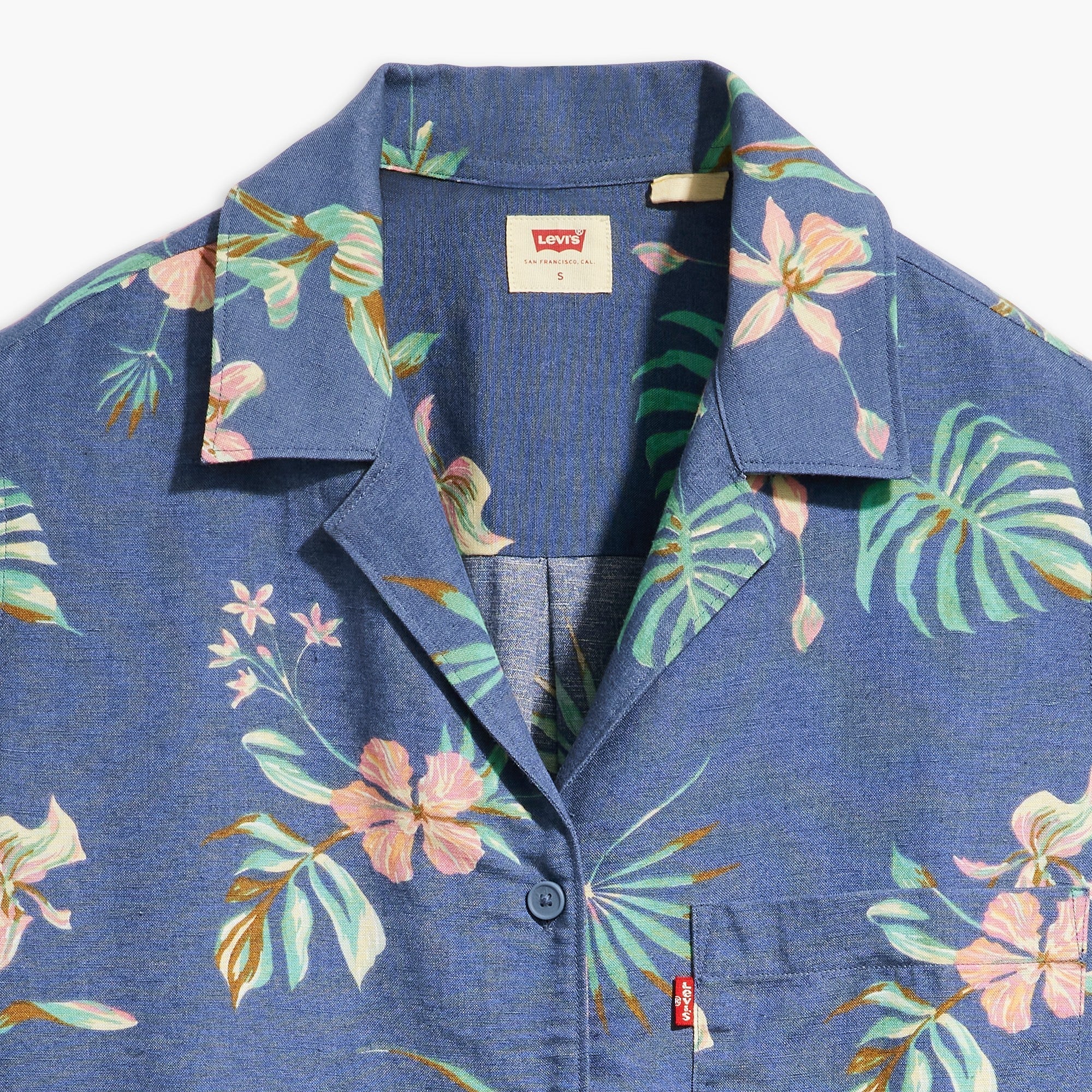 Levi’s hawian shirt size discount Xs