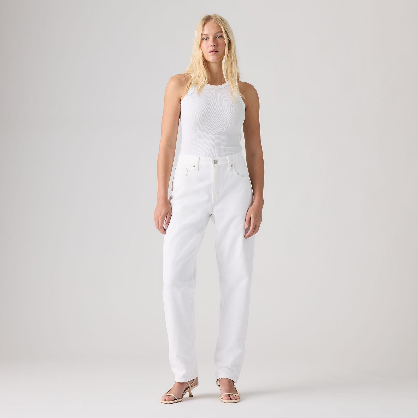 levi's® women's loose taper jeans 0083N00032429 White – Levi's Hong Kong