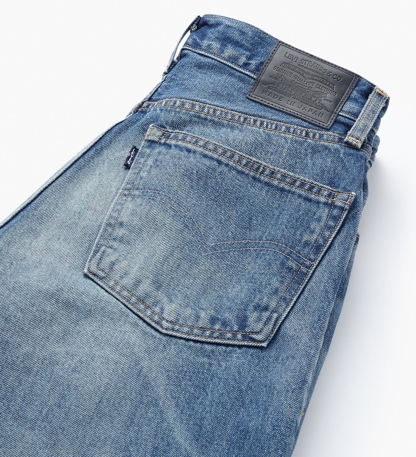 levi's® women's made in japan column jeans A588800012327 MIJ Monsho Medium Worn In – Levi's Hong Kong