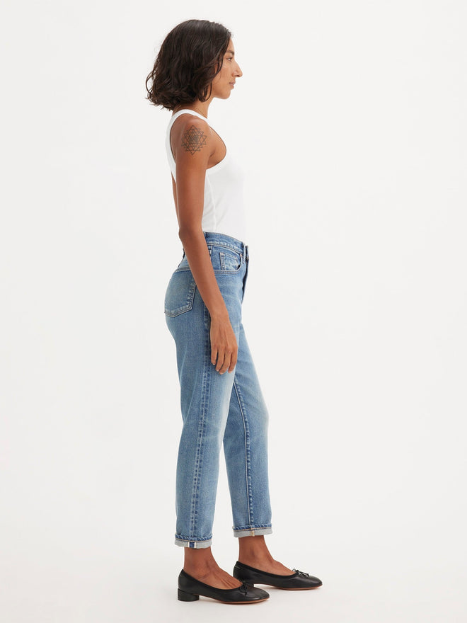 levi's® women's made in japan high-rise boyfriend jeans A589300042427 MIJ Tansui  – Levi's Hong Kong