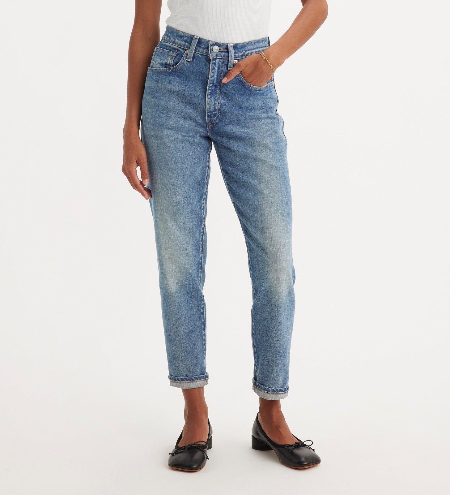 levi's® mij 日本製高腰男友 boyfriend 牛仔褲 | 女裝 A589300042727 MIJ Tansui – Levi's 香港
