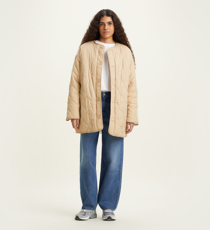 levi's®marlowe羊羔毛雙面外套 | 女裝 A32590000XXS- Coconut Milk – Levi's 香港