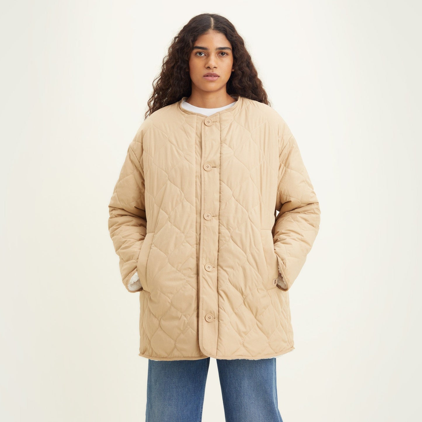 Levi's®Marlowe羊羔毛雙面外套 | 女裝