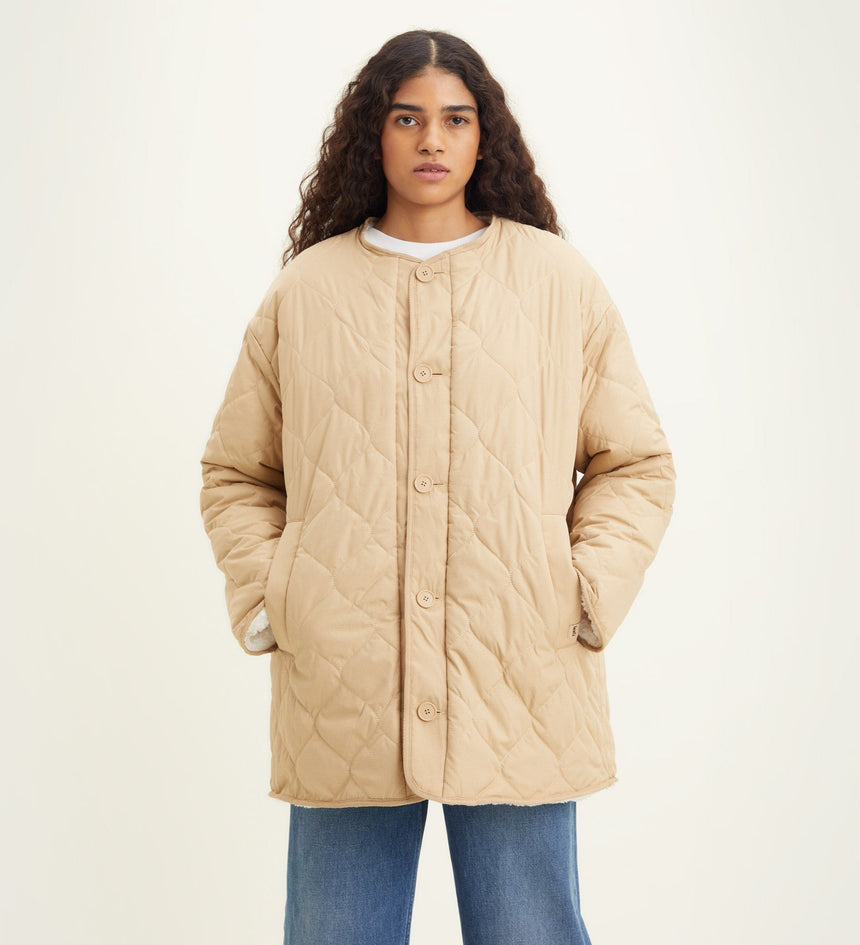 levi's®marlowe羊羔毛雙面外套 | 女裝 A32590000XXS- Coconut Milk – Levi's 香港