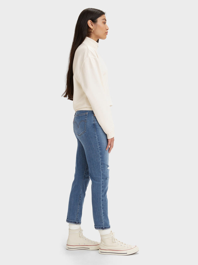 levi's® women's mid-rise boyfriend jeans 1988702662427 Lapis Holiday  – Levi's Hong Kong