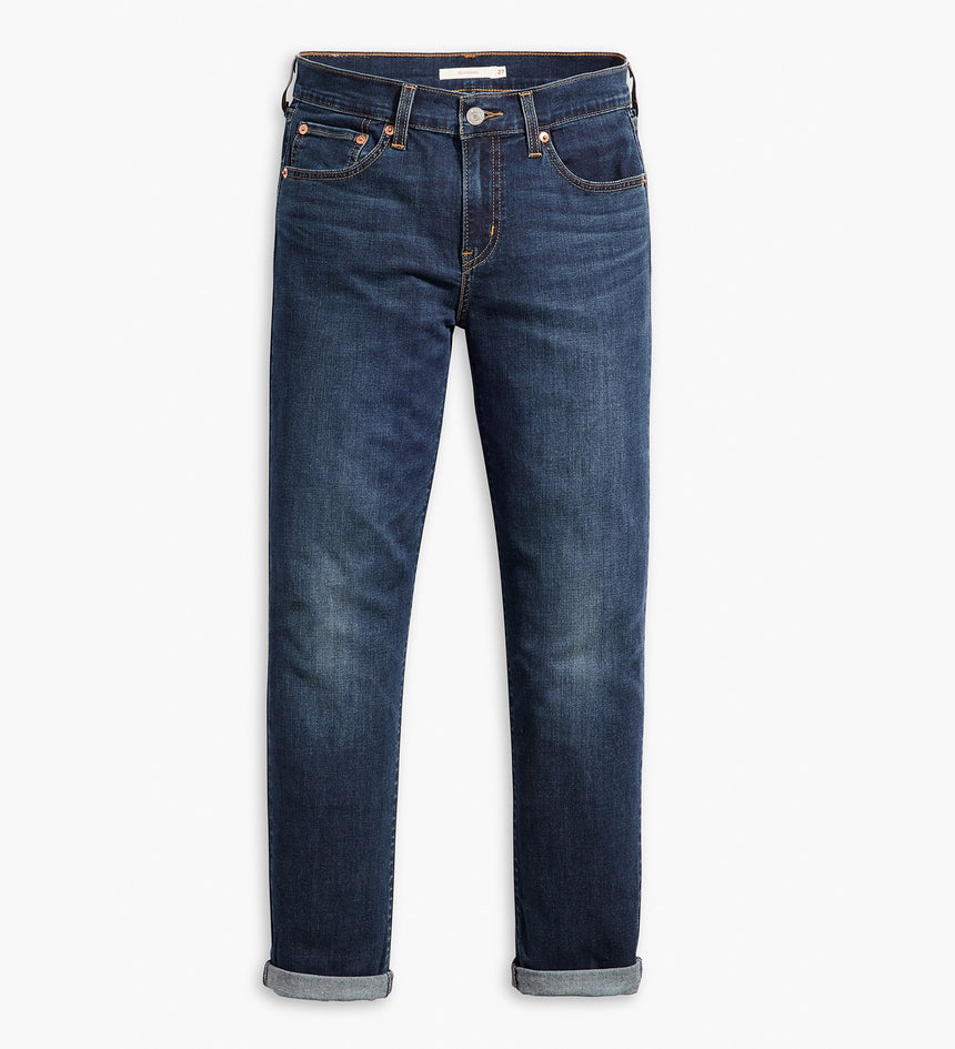 levi's® 中腰男友風牛仔褲 | 女裝 1988703182427 Dark Indigo – Levi's 香港