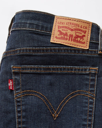 levi's® women's mid-rise boyfriend jeans 1988703182427 Dark Indigo  – Levi's Hong Kong